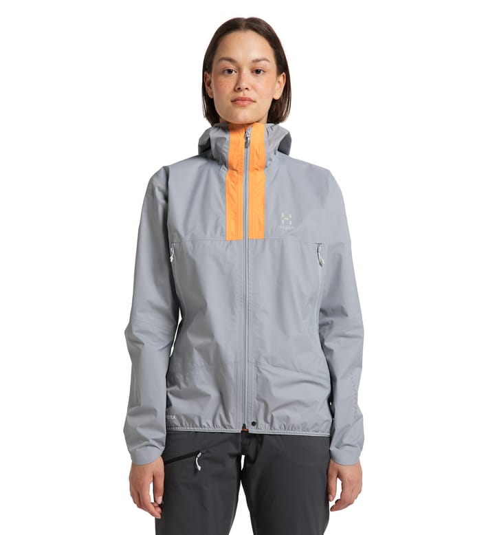 L.I.M GTX Jacket Women Concrete/Soft Orange