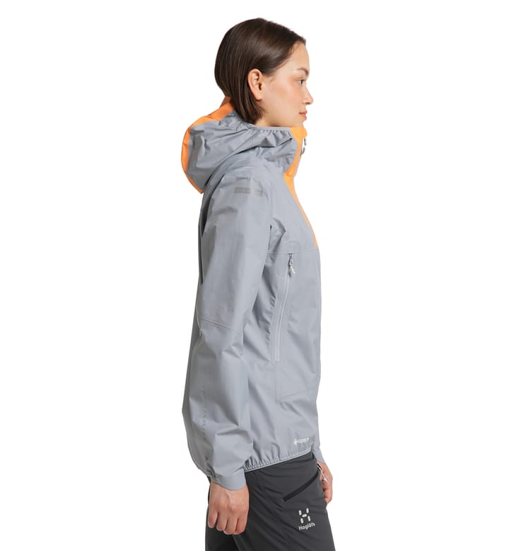 L.I.M GTX Jacket Women Concrete/Soft Orange