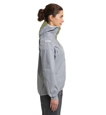 L.I.M GTX Jacket Women Concrete/Thyme Green