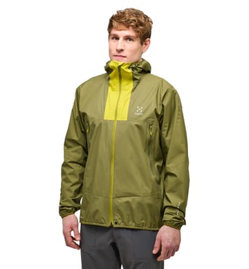 L.I.M Proof Jacket Men Olive Green/Aurora