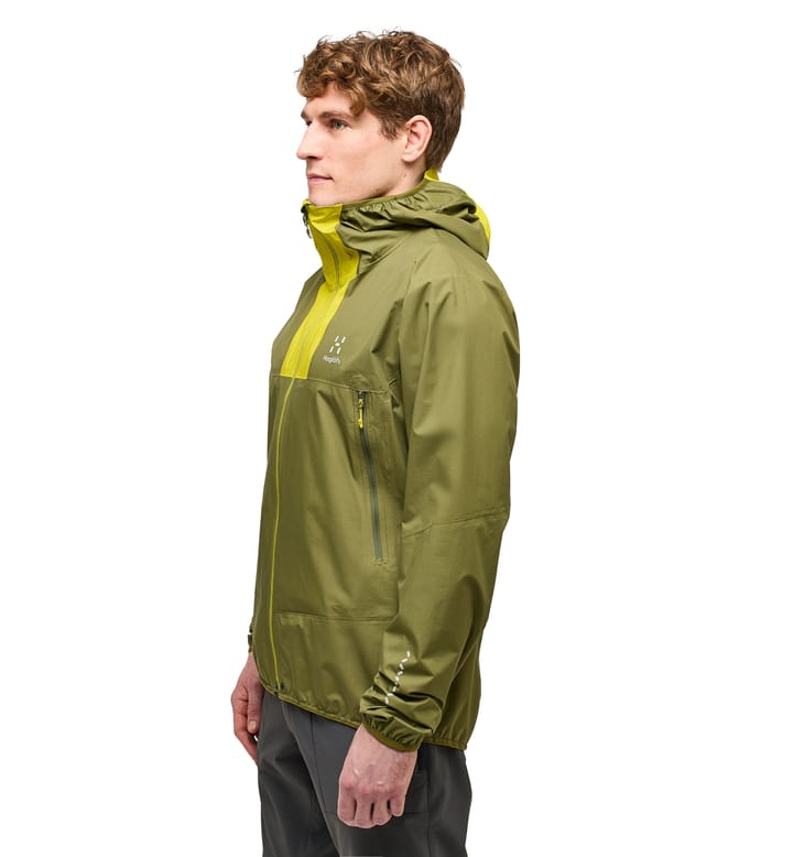 L.I.M Proof Jacket Men Olive Green/Aurora