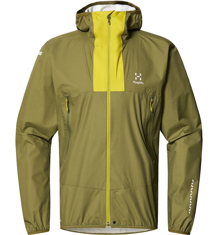 L.I.M Proof Jacket Men Olive Green/Aurora