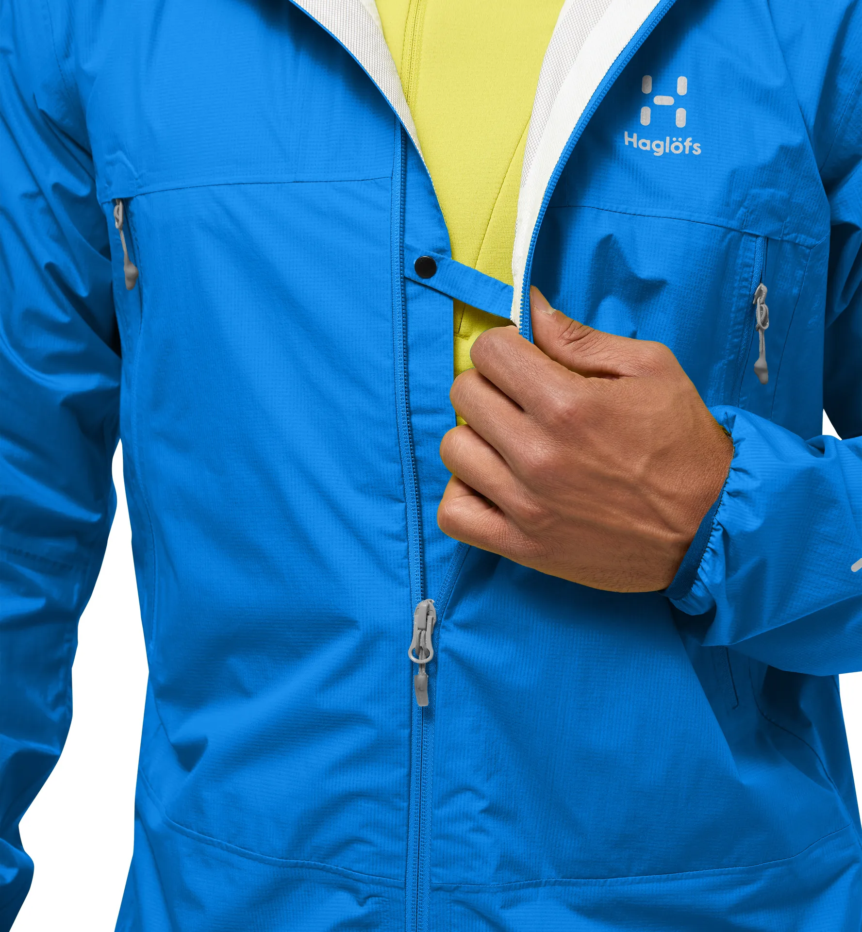 L.I.M Proof Jacket Men Electric Blue