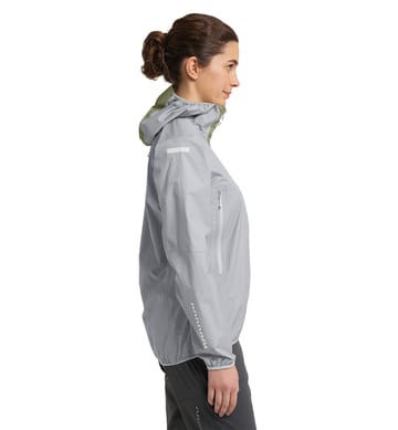 L.I.M PROOF Jacket Women Concrete/Thyme Green