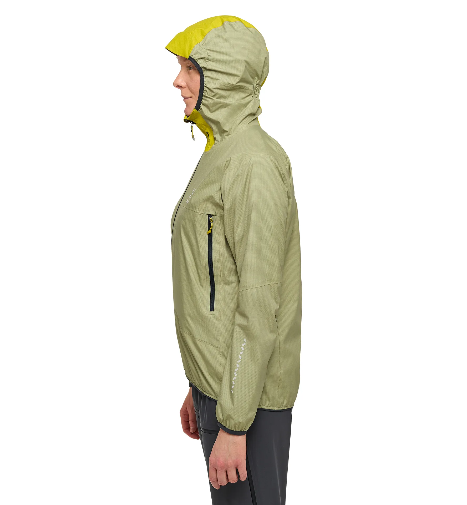 L.I.M Proof Jacket Women Thyme Green/Aurora