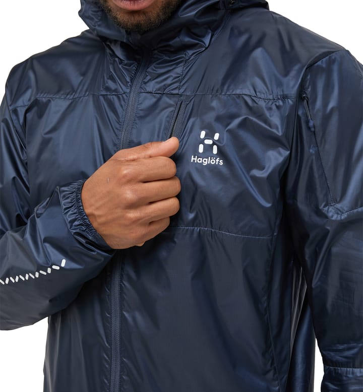 L.I.M Shield Hood Men Tarn Blue