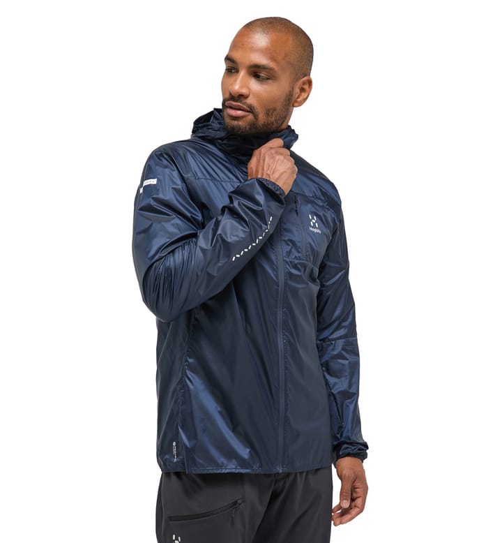 L.I.M Shield Hood Men Tarn Blue