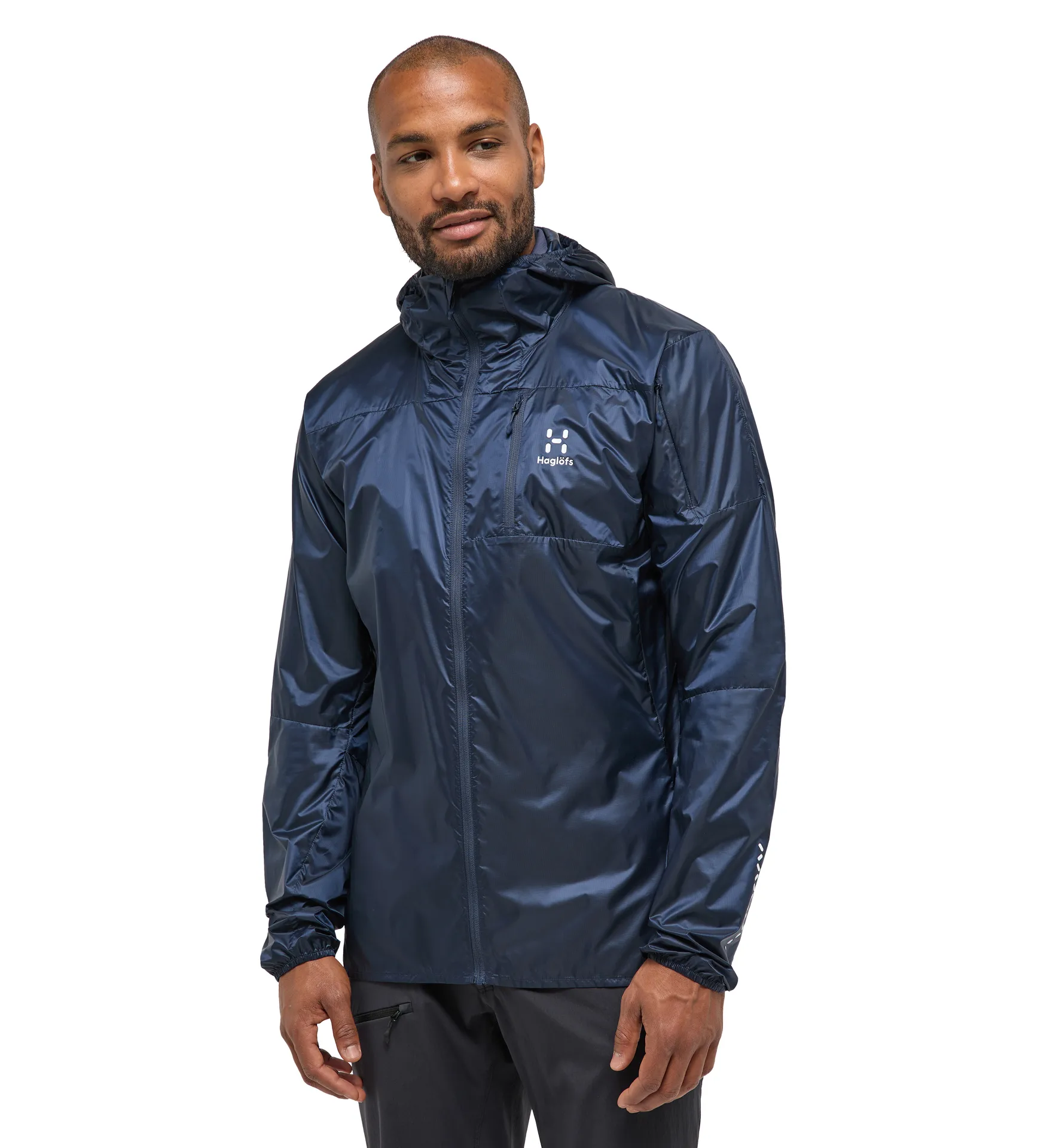 L.I.M Shield Hood Men Tarn Blue