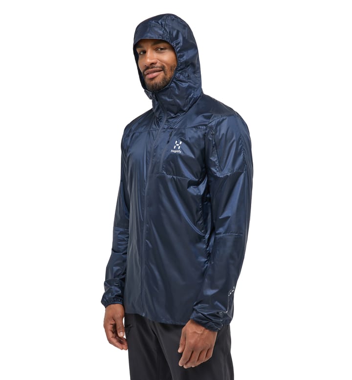 L.I.M Shield Hood Men Tarn Blue