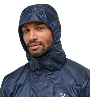 L.I.M Shield Hood Men Tarn Blue