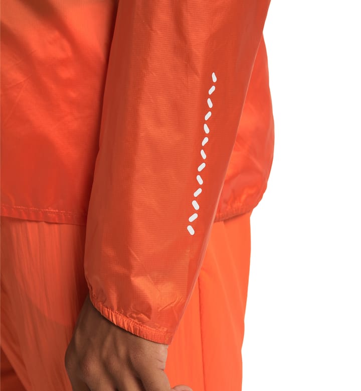 L.I.M Shield Hood Men Flame Orange/Magnetite