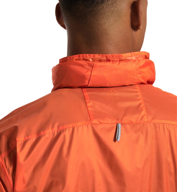 L.I.M Shield Hood Men Flame Orange/Magnetite