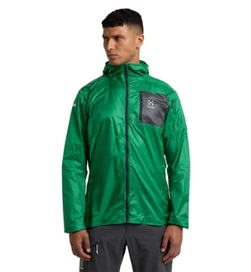 L.I.M Shield Hood Men Jelly Green/Magnetite