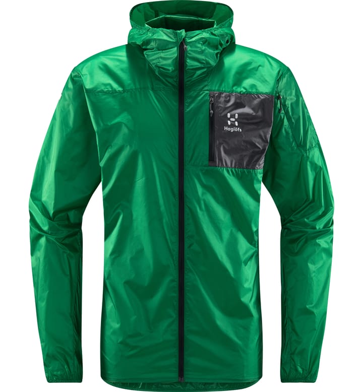 L.I.M Shield Hood Men Jelly Green/Magnetite