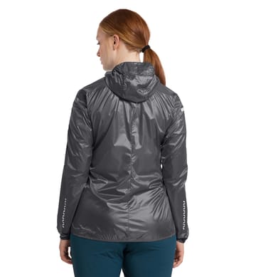 L.I.M Shield Hood Women Magnetite/Concrete