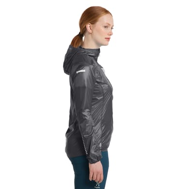 L.I.M Shield Hood Women Magnetite/Concrete