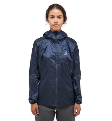 L.I.M Shield Hood Women Tarn Blue