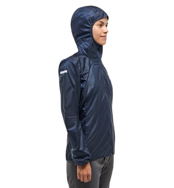 L.I.M Shield Hood Women Tarn Blue