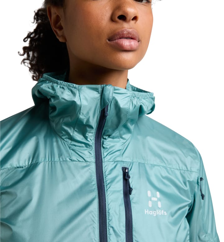 L.I.M Shield Hood Women Frost Blue