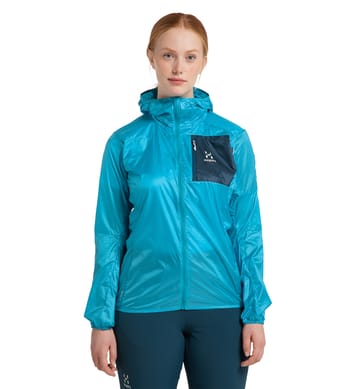 L.I.M Shield Hood Women Maui Blue/Dark Ocean