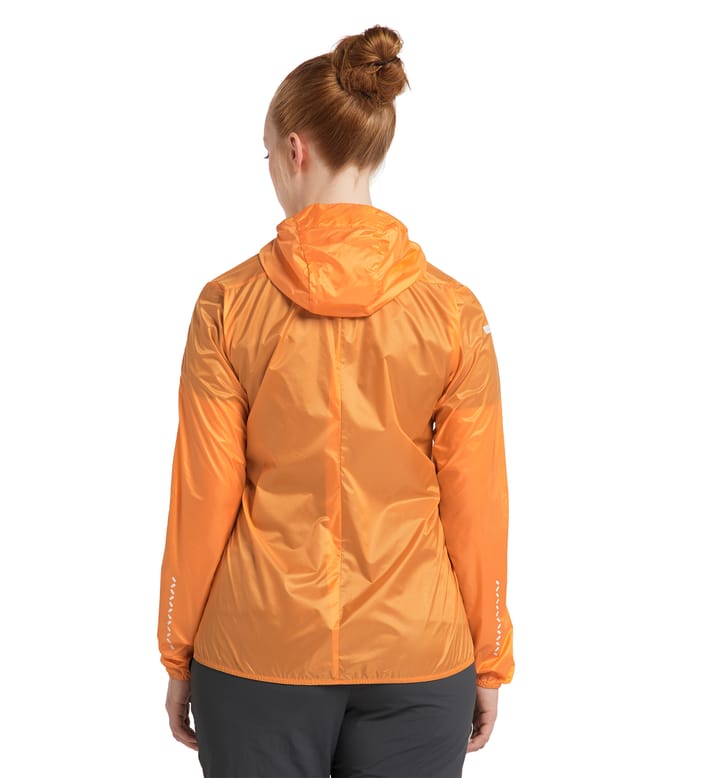 L.I.M Shield Hood Women Soft Orange/Flame Orange