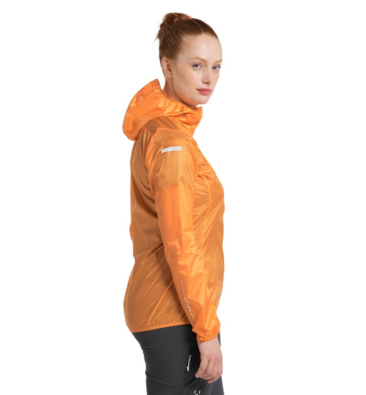 L.I.M Shield Hood Women Soft Orange/Flame Orange