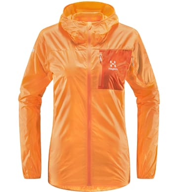 L.I.M Shield Hood Women Soft Orange/Flame Orange