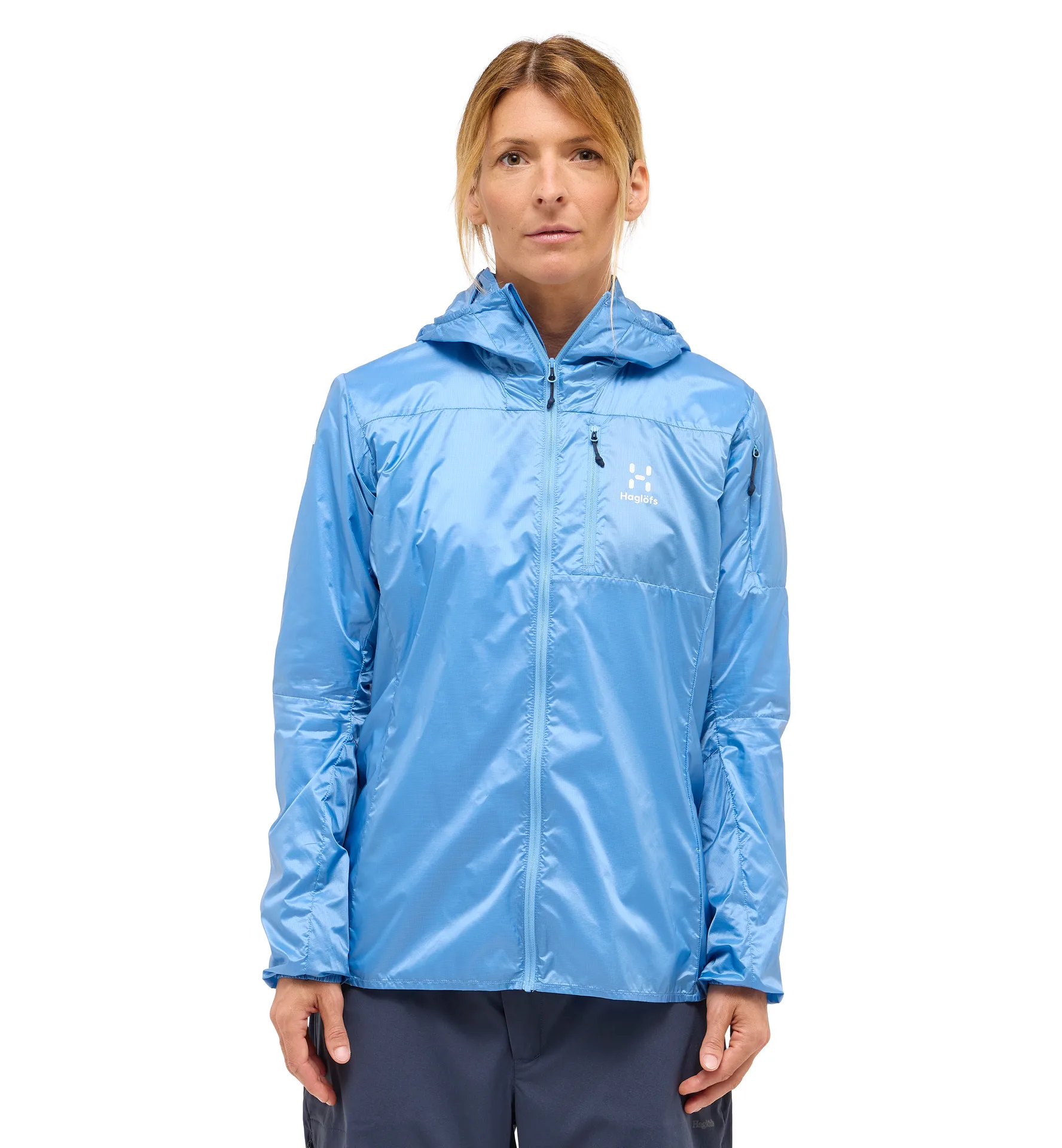 L.I.M Shield Hood Women Sky Blue