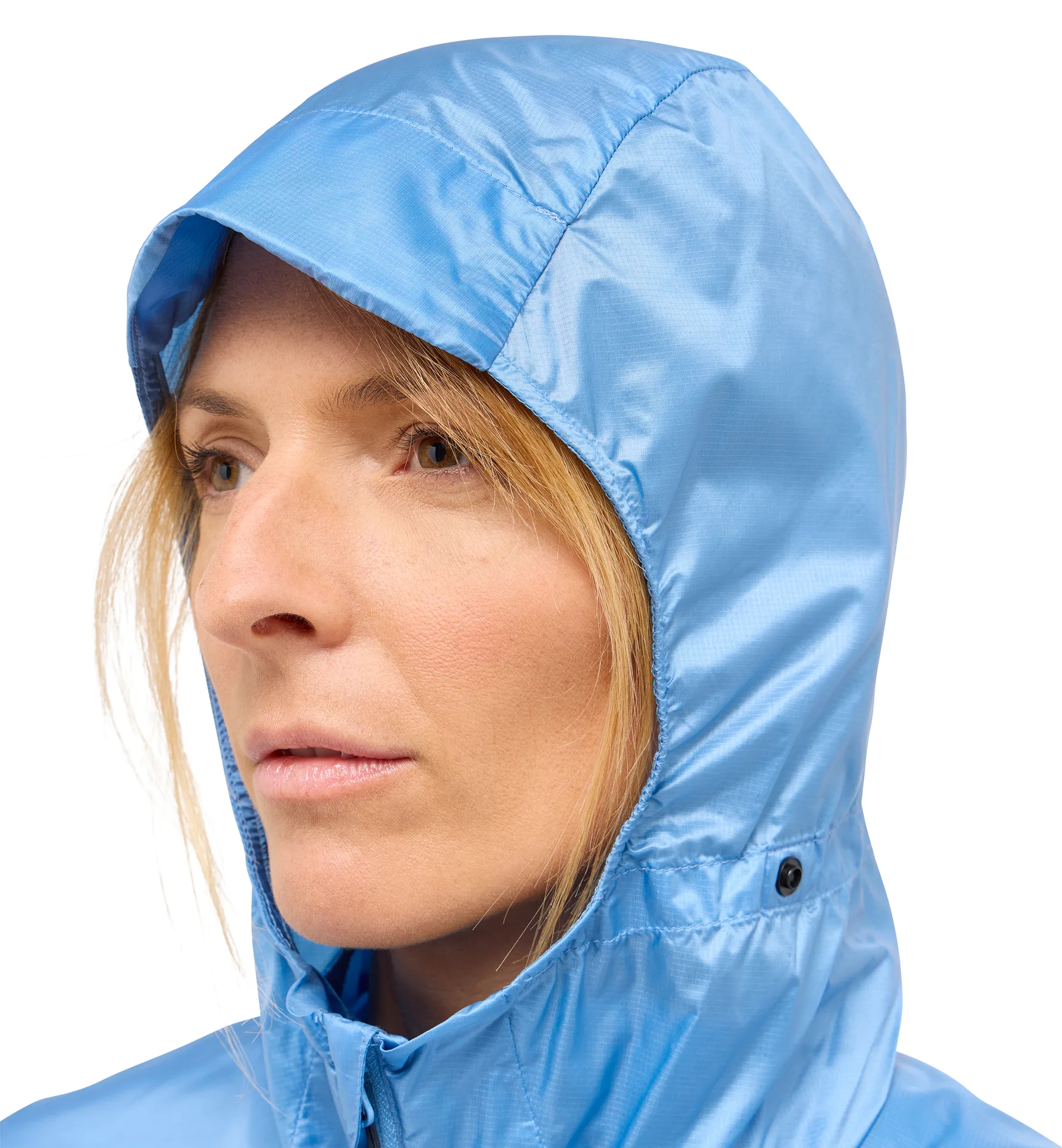 L.I.M Shield Hood Women Sky Blue