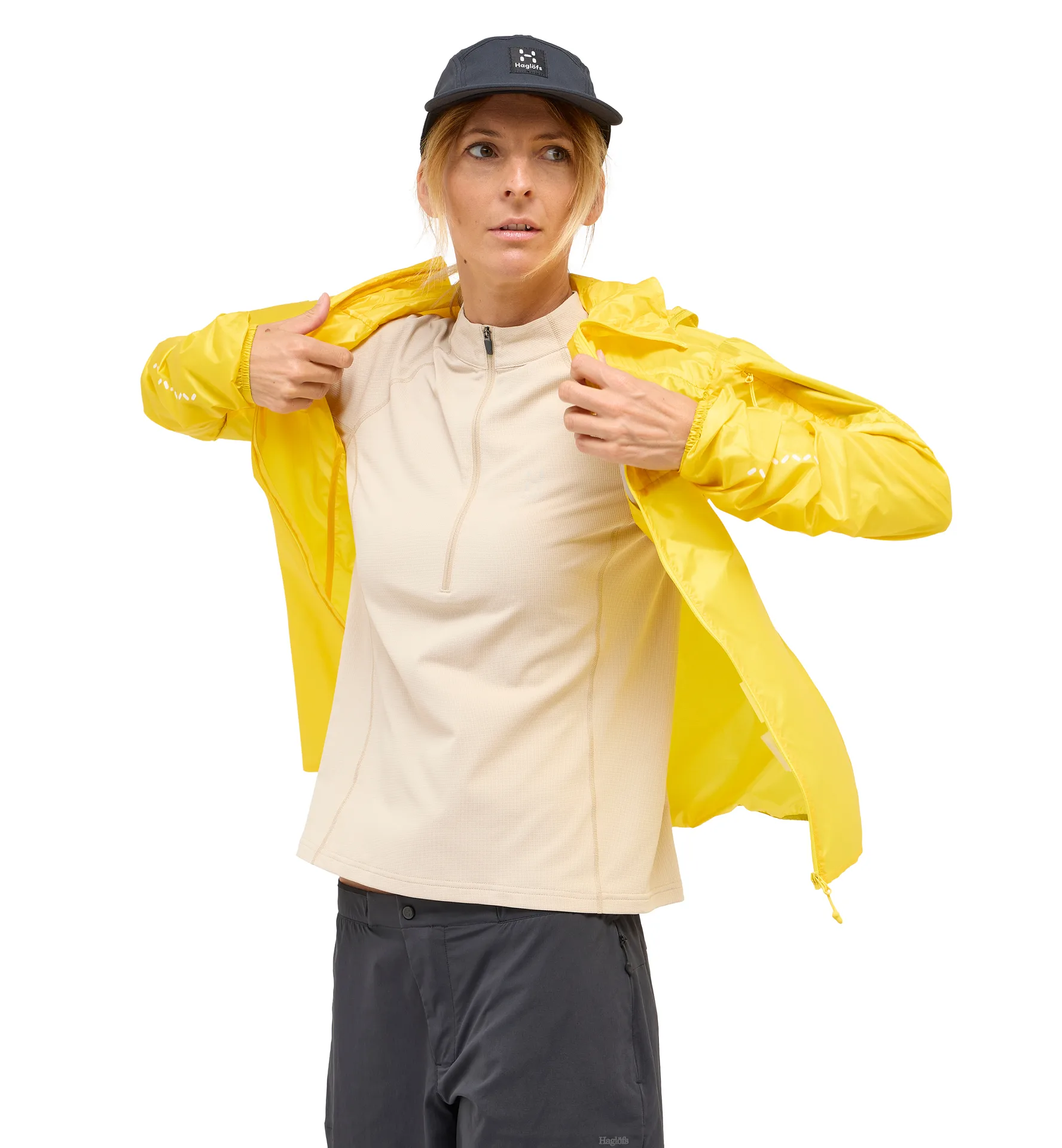 L.I.M Shield Hood Women Tech Yellow