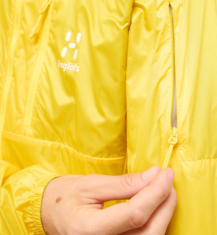 L.I.M Shield Hood Women Tech Yellow