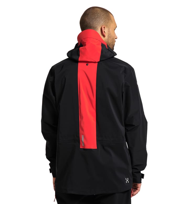 L.I.M ZT Mountain GTX Pro Jacket Men True Black/Zenith Red