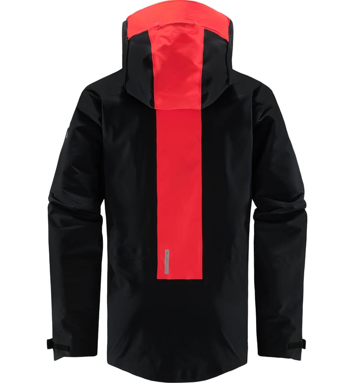 L.I.M ZT Mountain GTX Pro Jacket Men True Black/Zenith Red