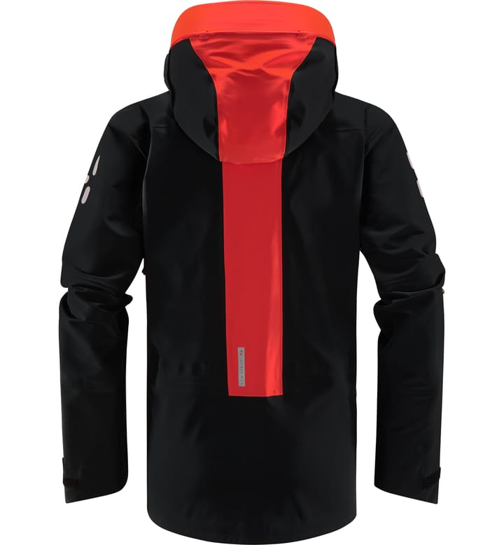 L.I.M ZT Mountain GTX PRO Jacket Women True Black/Zenith Red