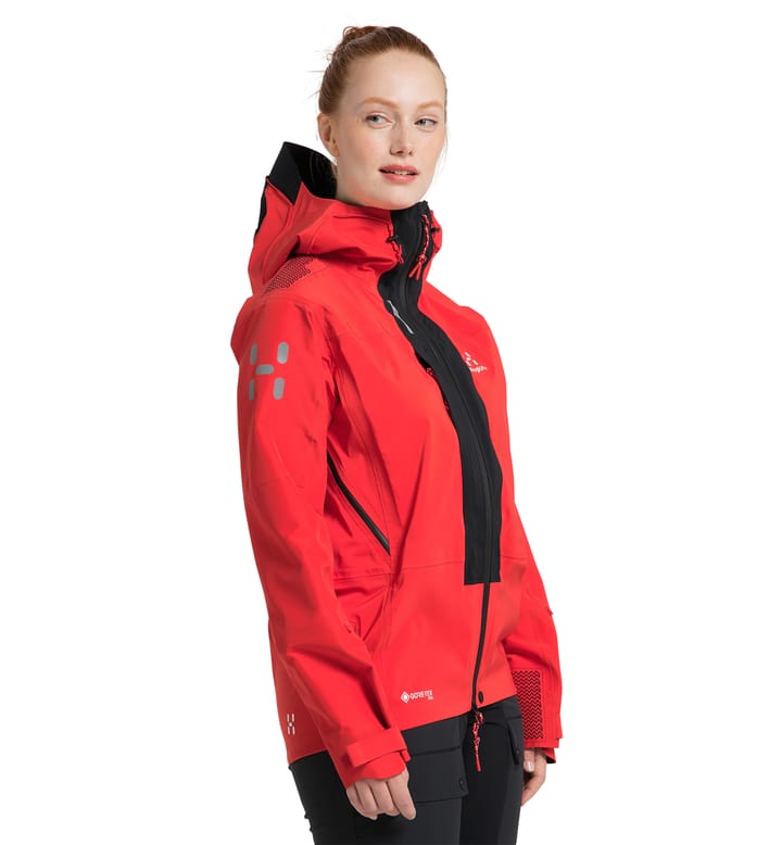 L.I.M ZT Mountain GTX PRO Jacket Women Zenith Red/True Black