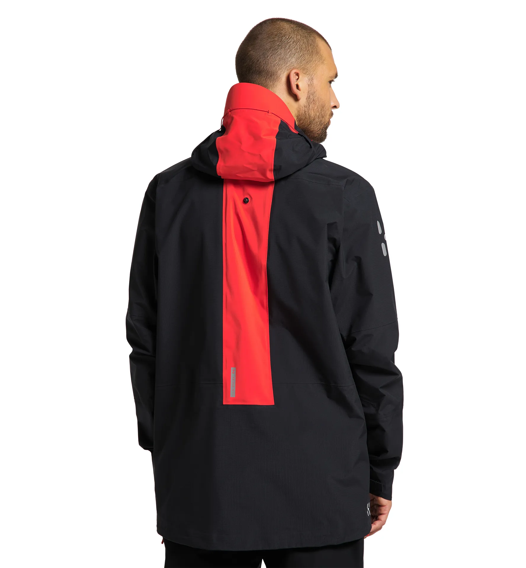 L.I.M ZT Trek GTX Pro Jacket Men True Black/Zenith Red