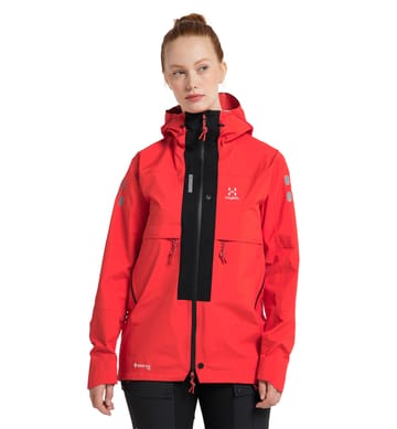 L.I.M ZT Trek GTX PRO Jacket Women Zenith Red/True Black