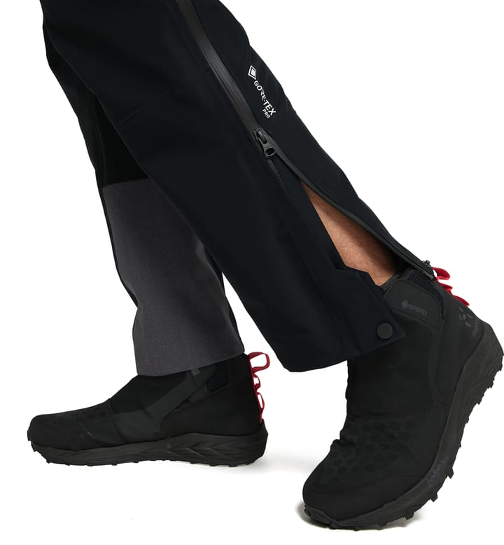 L.I.M ZT Shell GTX PRO Pant Men True Black/Zenith Red