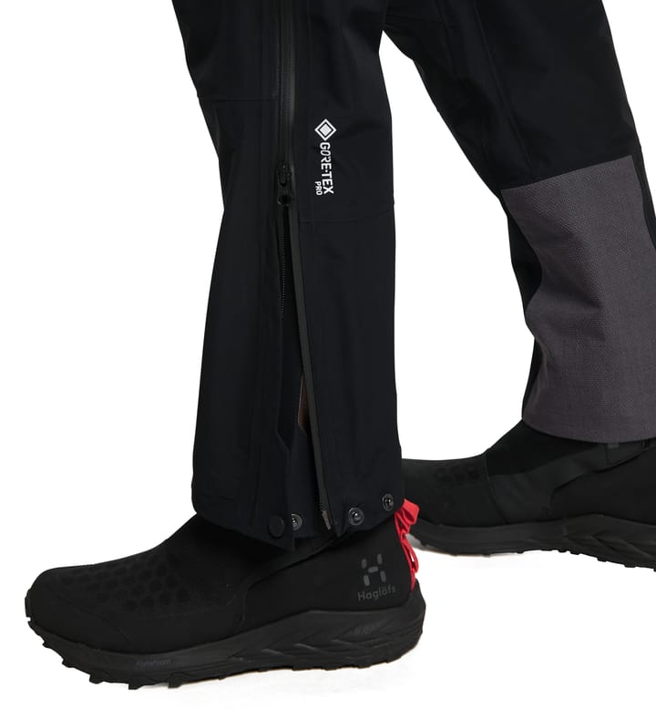 L.I.M ZT Shell GTX PRO Pant Women True Black/Zenith Red