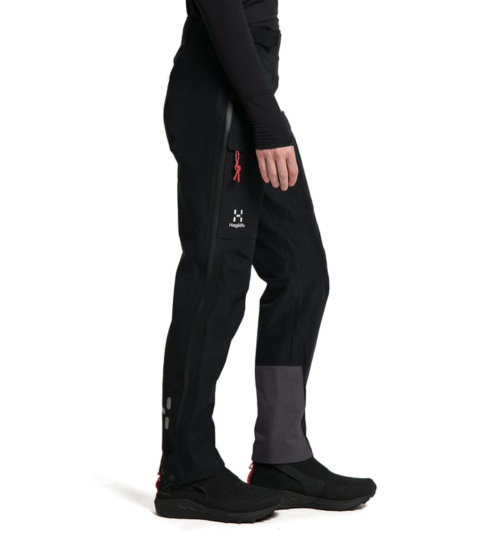 L.I.M ZT Shell GTX PRO Pant Women True Black/Zenith Red