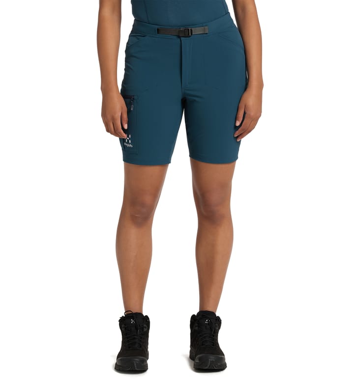 Lizard Shorts Women Dark Ocean