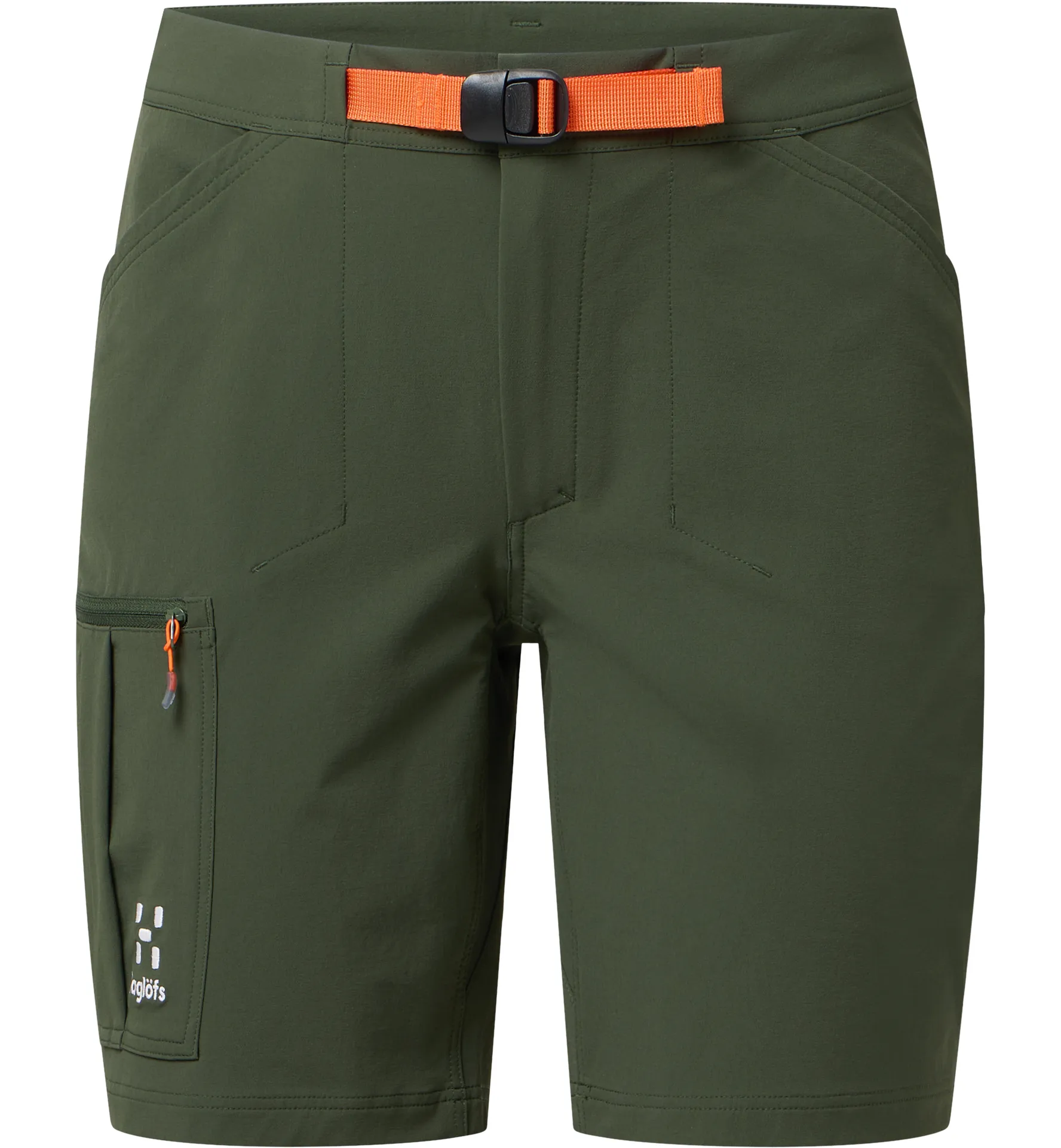 Lizard Softshell Shorts Women Seaweed Green