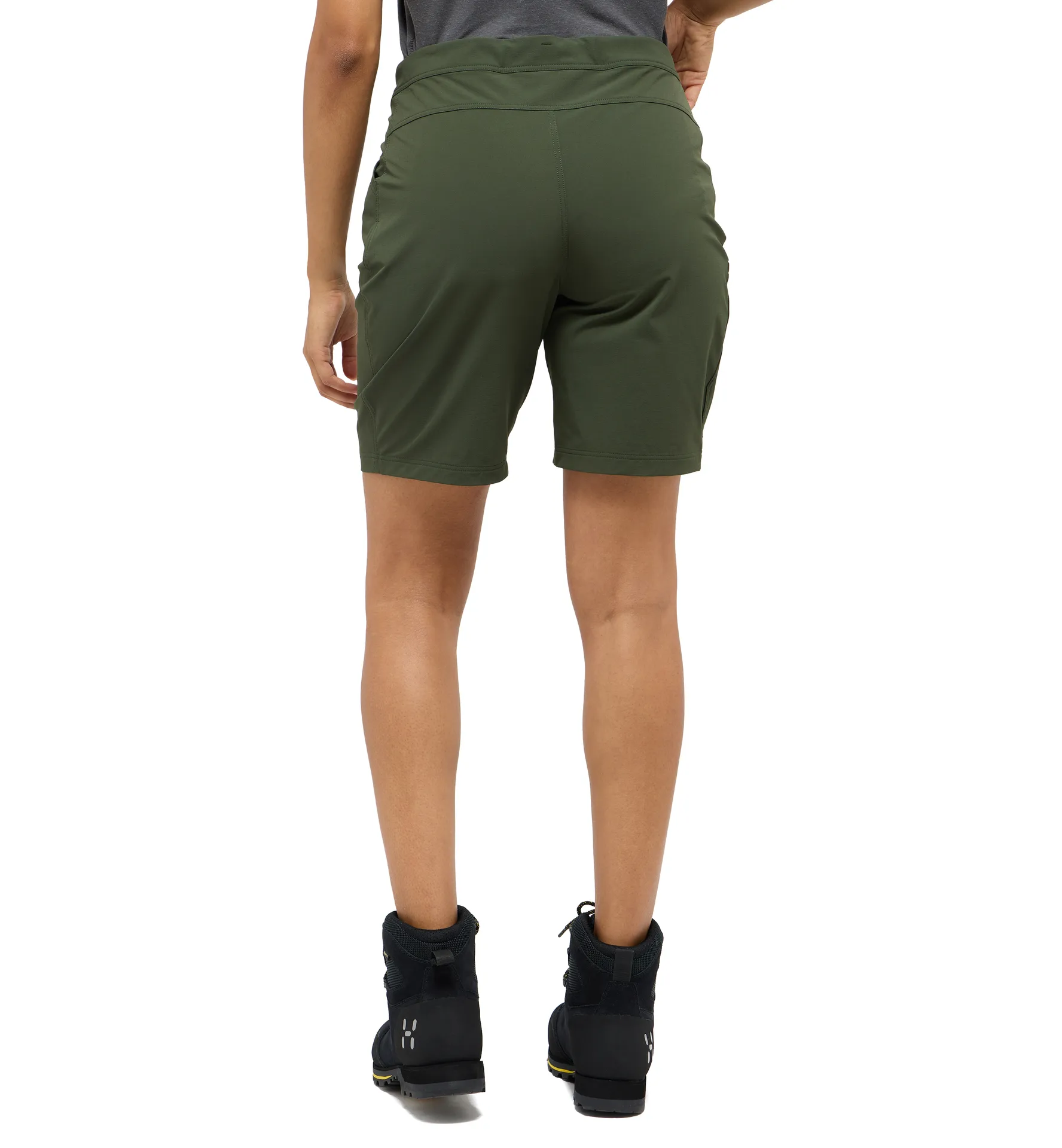 Lizard Softshell Shorts Women Seaweed Green