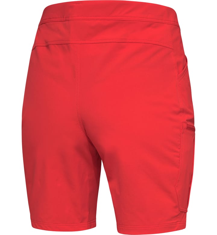 Lizard Softshell Shorts Women Poppy Red