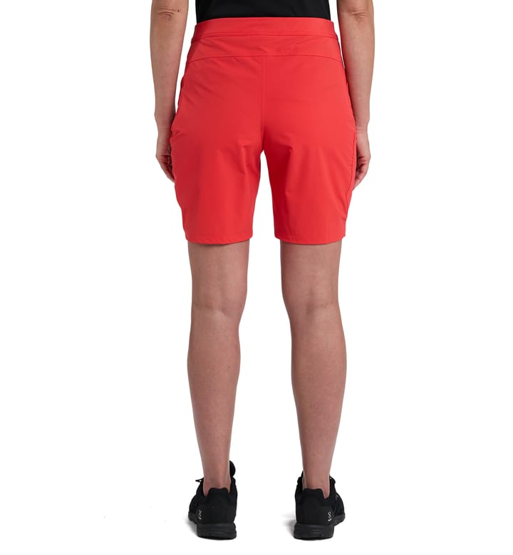 Lizard Softshell Shorts Women Poppy Red