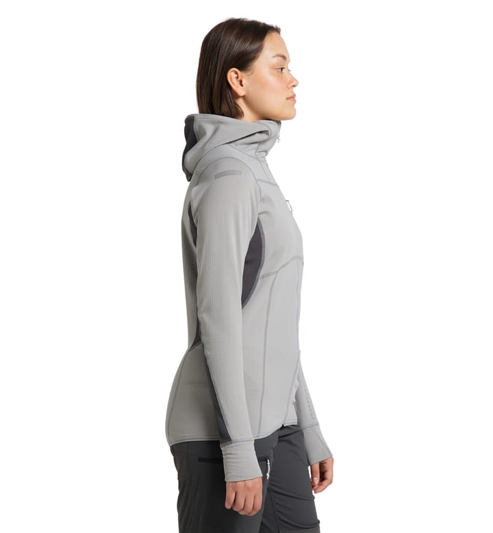 L.I.M Mid Comp Hood Women Concrete/Magnetite