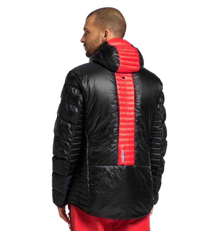 L.I.M ZT Down Jacket Men True Black/Zenith Red