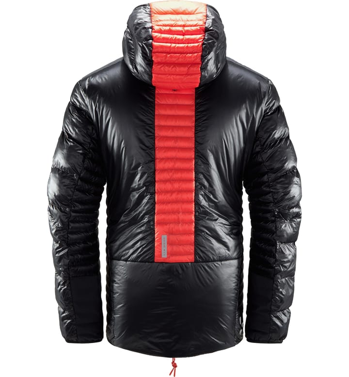 L.I.M ZT Down Jacket Men True Black/Zenith Red