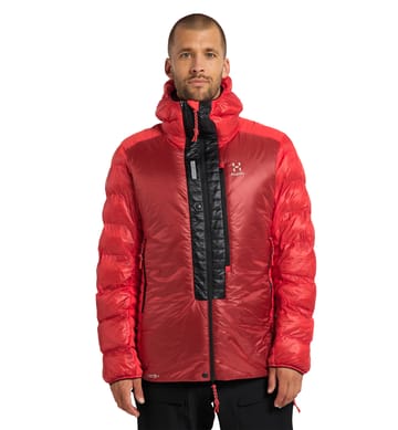 L.I.M ZT Down Jacket Men Zenith Red/True Black