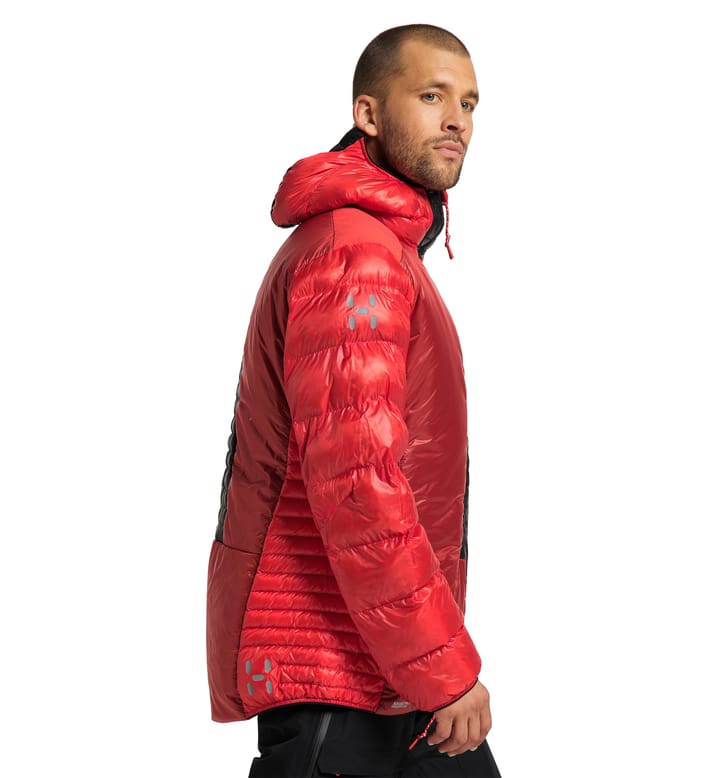 L.I.M ZT Down Jacket Men Zenith Red/True Black